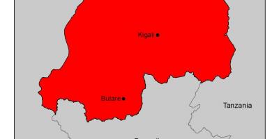 מפה של מלריה רואנדה